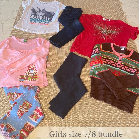 ✔️ SOLD 📬 EUC/ VGUC Girls size 7/8 Bundle - 8 pc. - Picture 3 of 7